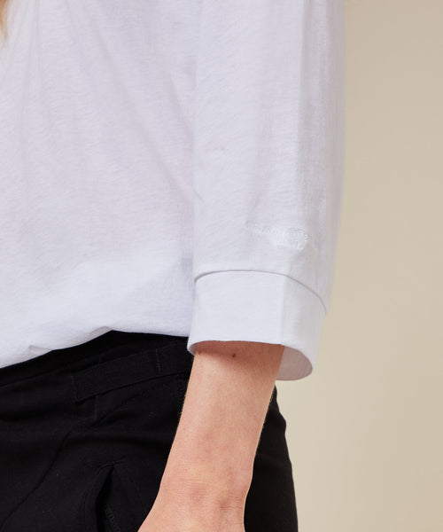 3/4 sleeve tee cotton