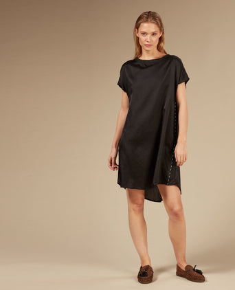 a-line dress silk demo