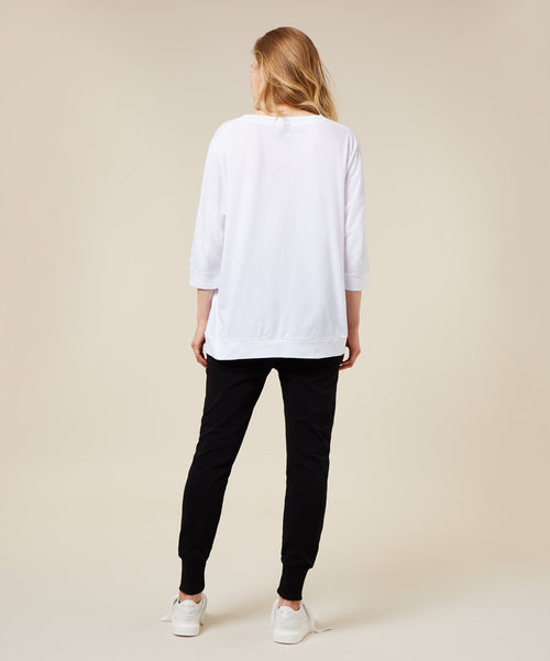 3/4 sleeve tee cotton