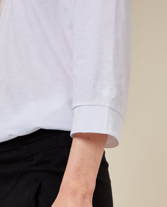 3/4 sleeve tee cotton