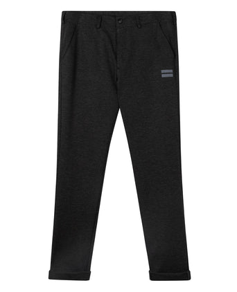 Front women basic chino pants in stretch fabric in the color anthra melee grey