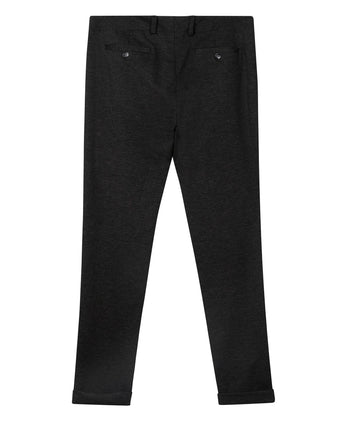 Front women basic chino pants in stretch fabric in the color anthra melee grey