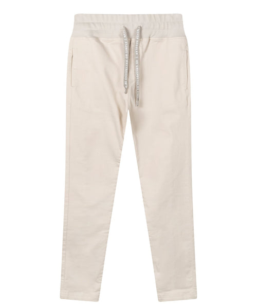 Front women banana jeans tapered fit with low crotch in the color light safari beige