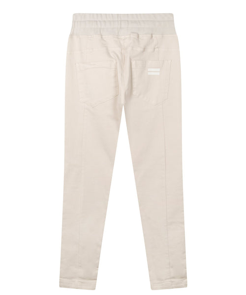 Backside women banana jeans tapered fit with low crotch in the color light safari beige