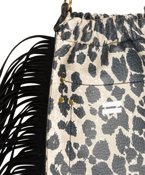 Women bag fringe leopard