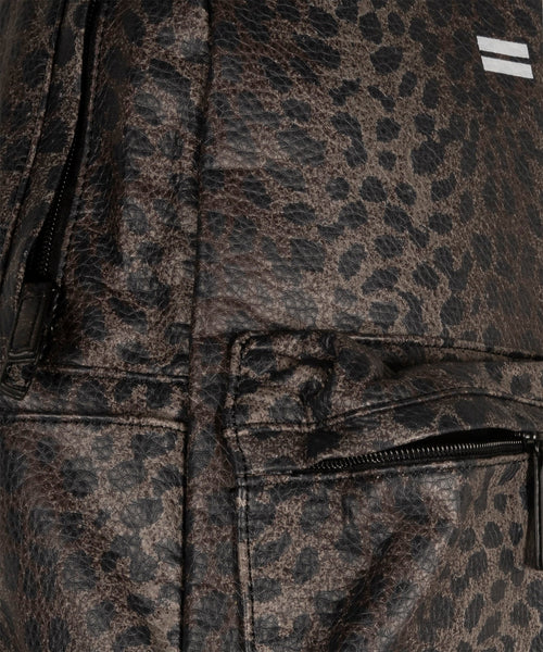 Women backpack leopard camo